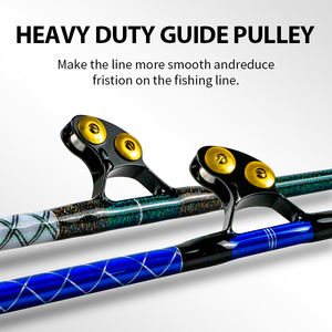 Caña de Pesca de Agua Profunda con Ajuste Multiángulo, Caña de Trolling con Mango Metálico para Atún y Marlín - Product Image 5