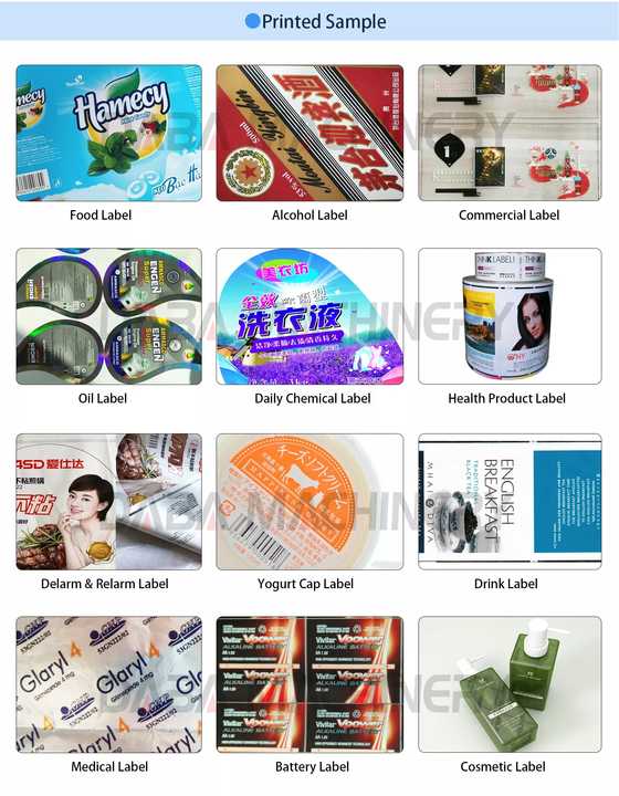 2 Colors Flexo Paper Sticker Label Roll to Roll Printing Machine
