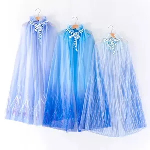 गर्म बेच उत्पाद प्यारा बच्चों हेलोवीन फैंसी ड्रेस बच्चों केप जन्मदिन की पार्टी राजकुमारी लड़कियों बच्चों केप