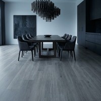 Revêtement de sol en vinyle SPC imperméable, sans formaldéhyde, écologique, antidérapant, résistant à l'usure, aspect bois, lames larges, design graphique
