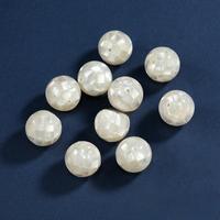 Cube en nacre naturelle des mers profondes/perles rondes pour bricolage collier bracelet artisanat