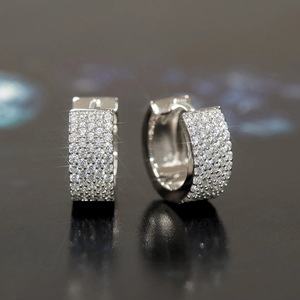 Minimalist Ear <b>Cuff</b> for Women Sparkling Pave Style Stone Fashion Ear Jewelry Daily Wear - Product Image 1