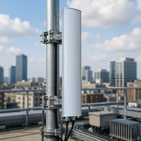 Antenne de station de base XPol 698-960 MHz 65 degrés 16,5 dBi 0-10 degrés avec RCU intégrée pour 2G 3G 4G