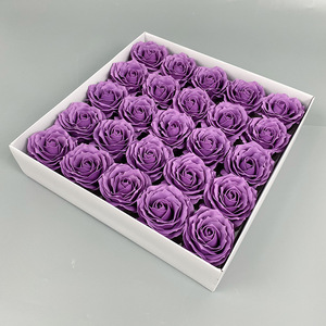 Suministros para Floristería, Caja de Regalo con 6 Capas de Flores de Jabón en Forma de Rosa, Flores Artificiales de Jabón para el Día de San Valentín y el Día de la Madre - Product Image 6