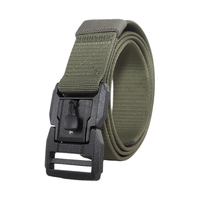 Ceinture tactique pour homme personnalisable, de qualité supérieure, durable, confortable, légère, en alliage d'aluminium, avec boucle magnétique, en sangle de nylon écologique