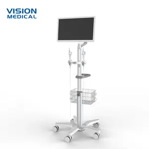 Medische Apparatuur Ent Endoscopie Trolley Endoscopie Machine Ziekenhuis Tablet Winkelwagen Draagbare Kleur Ultrasound Mobiele Trolley - Product Image 1