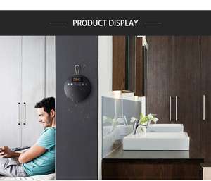 Minialtavoz Bluetooth con ventosa para ducha, Radio FM, AUX-IN, resistencia al agua IPX5, batería de plástico, 1000 - Product Image 6