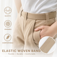 Bande élastique tissée personnalisée avec logo pour ceintures, vêtements de sport, poignets, certifiée OEKO-TEX GRS, vente en gros