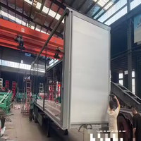Semi-remorque à rideaux latéraux Fengniao, 3 essieux, caisse conteneur à ouverture latérale, capacité de charge de 1001-2000 kg, dimensions 12,5x2,5x1,5m, à vendre