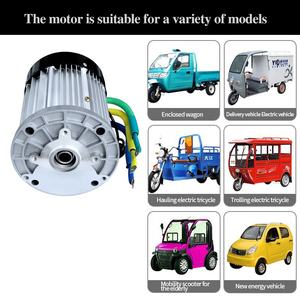 ชุดเครื่องมือไฟฟ้าเพลาเว้าแบบวงกลม18ซี่เครื่องมือไฟฟ้าชุดมอเตอร์ไฟฟ้ากระแสตรงสำหรับอุปกรณ์อัตโนมัติ72V 1200W เงียบ - Product Image 5