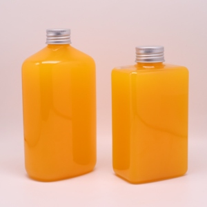 MAYSURE 8OZ 10OZ Flacon rond transparent en plastique PET pour le lait, le thé, le jus et le café infusé à froid avec couvercle en aluminium - Product Image 5