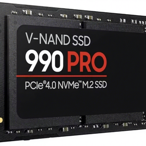 SSD Sam 990 PRO 1 To PCIe 4.0 NVMe M.2 2280 Interne SATA 3.0 Vitesse de lecture 7450 Mo/s Vitesse d'écriture 1000 Mo/s Ordinateur de bureau haut de gamme - Product Image 1
