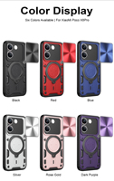 Coque de téléphone magnétique anti-choc Lichicase pour Xiaomi Poco F9 Ultra, étui hybride 2 en 1 TPU+PC