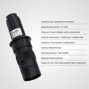 Bán Hot tiêu chuẩn SC giao diện núi kính hiển vi ống kính 21-135x Độ phóng đại kính hiển vi quang học ống kính - Product Image 6
