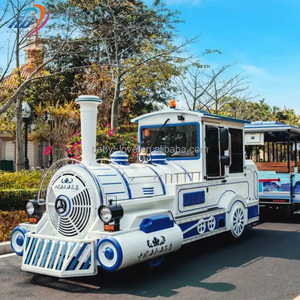 Trenino Turistico Senza Binari a Batteria o Diesel per Parchi Divertimento e Centri Commerciali in Vendita - Product Image 2