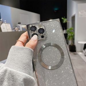 Bonnes affaires Magnétique Sans Fil <span class=keywords><strong>De</strong></span> Charge Shell Lentille Film <span class=keywords><strong>De</strong></span> Protection Téléphone Cas Pour <span class=keywords><strong>iPhone</strong></span> 15 <span class=keywords><strong>14</strong></span> Plus 12 13 <span class=keywords><strong>Pro</strong></span> <span class=keywords><strong>Max</strong></span> TPU Placage Couverture - Product Image 3