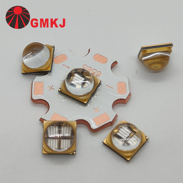 UV Curing 6V 1400mA 10W 12W 365nm 395nm 405nm 6565 6868 SMD LED Diode