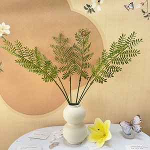 Usine de fleurs artificielles Meiyu Craft, plantes vertes artificielles, Mimosa Pudica, Nandina Domestica, 30cm-100cm, en plastique et soie, décoration d'intérieur - Product Image 1