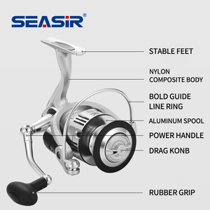 รอ<span class=keywords><strong>ก</strong></span>ตกปลาสปินนิ่งของ SEASIR <span class=keywords><strong>ZEUS</strong></span>,รอ<span class=keywords><strong>ก</strong></span>ตกปลามือจับคุณภาพสูงทำจา<span class=keywords><strong>ก</strong></span>อะลูมิเนียมสำหรับต<span class=keywords><strong>ก</strong></span>ปลาน้ำเค็ม - Product Image 2