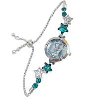 Montre-bracelet pour femme, nouveau style international, sertie de diamants, de niche, luxe léger, haute esthétique