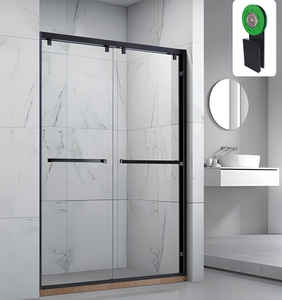 Mampara de Ducha Plegable Kalaishi, Duradera, de Vidrio, para Baño, Mamparas de Ducha Modernas para <span class=keywords><strong>Gimnasio</strong></span> - Product Image 1