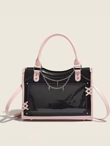 Sac Ita en cuir PU rose étoile scintillante, mignon et kawaii, avec ailes d'ange, pour cosplay et événements à thème - Product Image 4