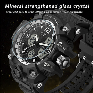 SANDA 6030 นาฬิกาสปอร์ตปีนเขากันน้ำสำหรับนักเรียน นาฬิกาข้อมืออิเล็กทรอนิกส์มัลติฟังก์ชั่น - Product Image 6