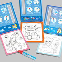 Livre de coloriage à l'eau réutilisable Space Magic personnalisé pour enfants Livres de peinture à l'eau pour enfants