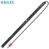 Série comptée KAILES Modèle K33 32A Triphasé 24 prises 200-240VAC Installation verticale Distribution d'alimentation en tôle