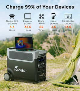 FOSSiBOT F3600Pro 3600W Centrale Électrique Portable pour Camping-Car, Batterie LiFePO4, Sortie 220-240V, Onduleur à Onde Sinusoïdale Pure avec Technologie MPPT - Product Image 2