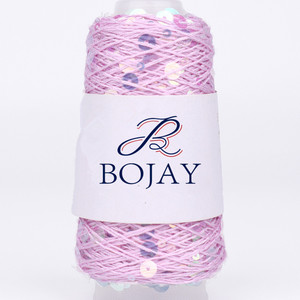 Bojay Nouveau 50g Petit Ballon de <span class=keywords><strong>160</strong></span> Mètres de Long pour Tricot à la Main et Crochet, Fil 100% Coton avec Paillettes 3MM+6MM - Product Image 2