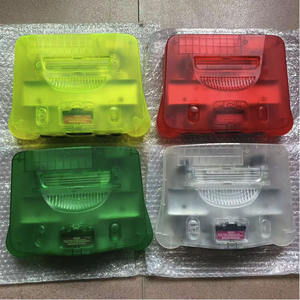 Nueva carcasa <span class=keywords><strong>de</strong></span> repuesto, caja transparente <span class=keywords><strong>de</strong></span> 11 colores, consola <span class=keywords><strong>de</strong></span> videojuegos Retro, funda translúcida, destornillador Compatible para N64 - Product Image 2