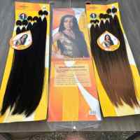 Tresses lisses et soyeuses pour tresses en boîte, tresses sans nœuds, tresses au crochet, 260g/paquet, prix de gros, cheveux pour tresses