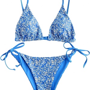 Conjunto de Bikini Push-Up para Mujer, Diseño 2025, con Escote en la Espalda, Estampado de Alta Calidad, Dos Piezas, Tanga, Traje de Baño para Playa - Product Image 1