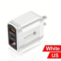 Chargeur de téléphone portable Mti USB Slots LED affichage numérique PD20W chargeur mural pour téléphone DeviCharge