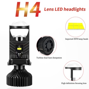 Phare LED Y6 Y6d Y9 H4 pour voiture, projecteur à lentille, phare LED super lumineux blanc 12V pour moto, feux LED pour voiture - Product Image 3