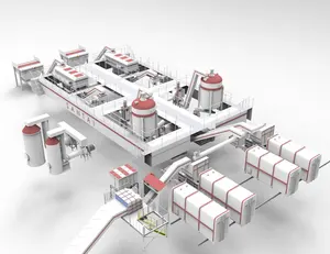 Daily 30 To 50 Ton Food Waste Treatment Machinery Pretreatment Line