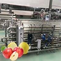 Compleet Geconcentreerd Fruit Appelsap Maken Verwerkingslijn Sap Drinken Vulmachine Productielijn