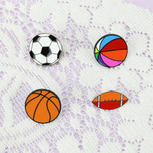 Commercio all'ingrosso NBA Star Jersey spilla basket Football Metal Badge spilla in tessuto smalto collare Pin Badge - Product Image 1