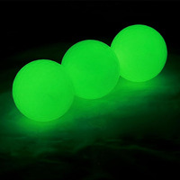Balles de golf pour practice, deux pièces, avec logo personnalisé, lumineuses dans le noir, tees en caoutchouc, conformes USGA, longue distance, haute rotation, pour la nuit