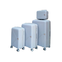Gran oferta, Maleta de viaje, bolsa de equipaje, bolsas de viaje y maletas duraderas de PP, proveedor, juego personalizado de 4 maletas de viaje