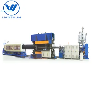 High speed vertical 200-800mm HDPE double wall corrugated ventilation pipe extrusion machine manufacturer