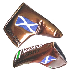 Housse de tête de putter de <span class=keywords><strong>golf</strong></span> de luxe, de haute qualité, fabriquée en usine d'origine, avec logo brodé personnalisé ou vierge, fermeture magnétique - Product Image 1