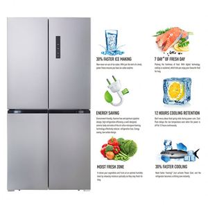 Réfrigérateur à quatre portes en acier inoxydable de 450 L avec système No Frost, efficacité énergétique, contrôlé par application, pour hôtel et usage domestique - Product Image 6