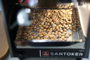 Machine à torréfier le café électrique Santoker 200g en acier inoxydable, mini torréfacteur domestique à feu direct - Product Image 6