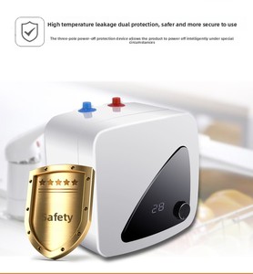 <span class=keywords><strong>Chauffe</strong></span>-<span class=keywords><strong>eau</strong></span> électrique instantané de type mini, autonome, 8L, IPx4, étanche, chauffage rapide, cuisine, maison, boîtier en plastique - Product Image 6
