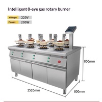 SEMIKRON Cuiseur à riz professionnel en acier inoxydable de qualité 304, alimenté au gaz, 3000-5000W, équipement intelligent automatique