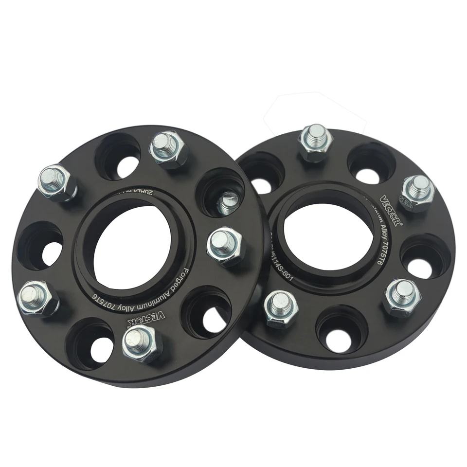 2pcs Lot 5*120|5x4.72" Aluminum Wheel Spacers 67.1mm/2.64inch 14*1.5 15 20mm 0.6/0.8" For Cadillac Chevrolet Camaro New