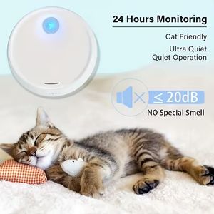 Dispositivo Eliminador de Olores para Mascotas, Ambientador Automático para Arenero de Gatos con Sensor Inteligente y Luz - Product Image 1