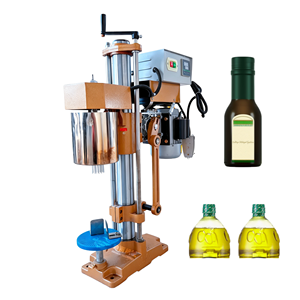 Machine de scellage semi-automatique pour bouteilles de vin, spiritueux et huile d'olive avec film rétractable en PVC, machine d'emballage pour capsules métalliques en aluminium - Product Image 5